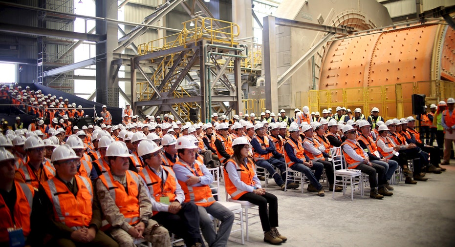 BHP copper mine workers in Chile FBN