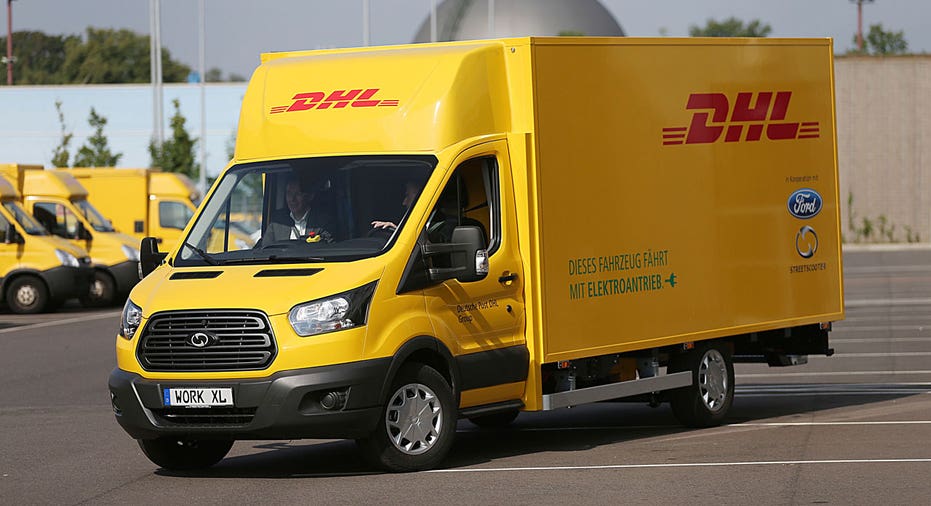 DHL Ford delivery van FBN AP