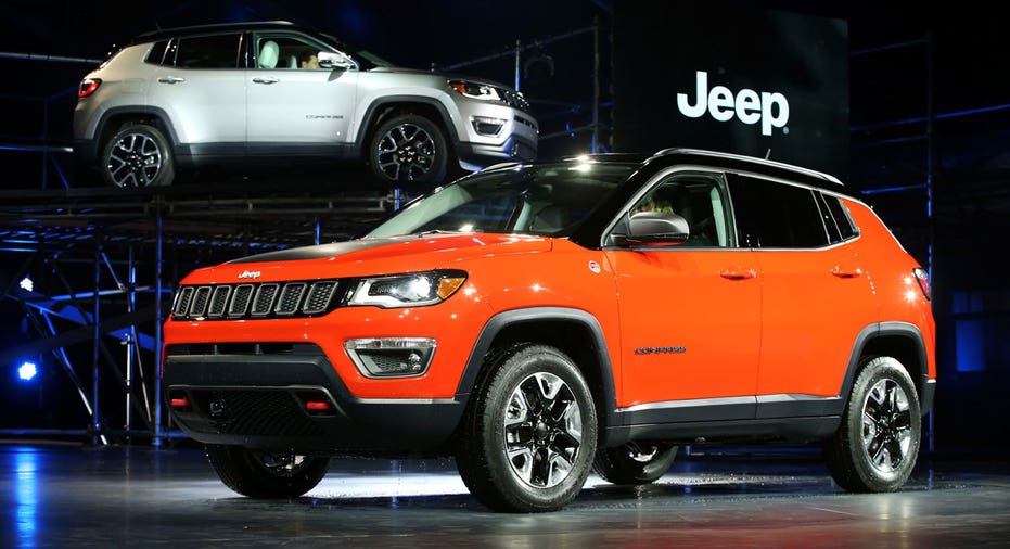 Jeep Compass at auto show FBN