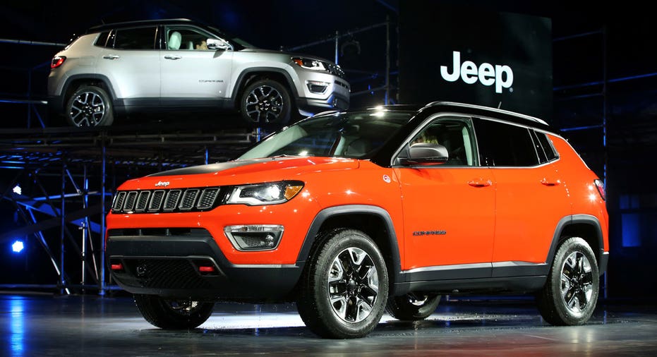 Jeep Compass at auto show FBN