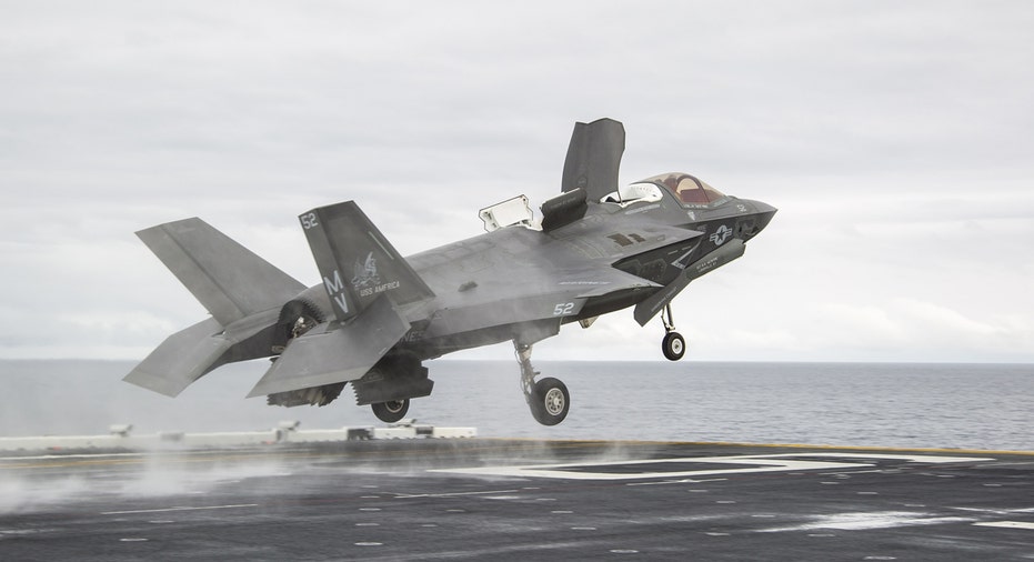 Lockheed Martin F-35 taking off FBN