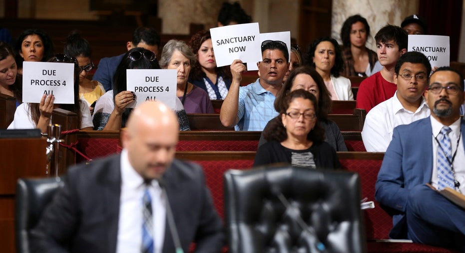 USA-IMMIGRATION/SANCTUARY-PROTEST