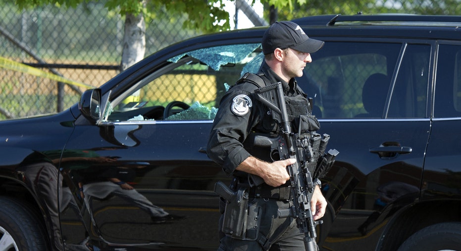 Police officer on scene of Scalise shooting AP FBN