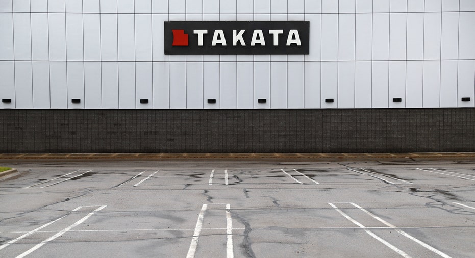 Takata parking lot sign FBN AP