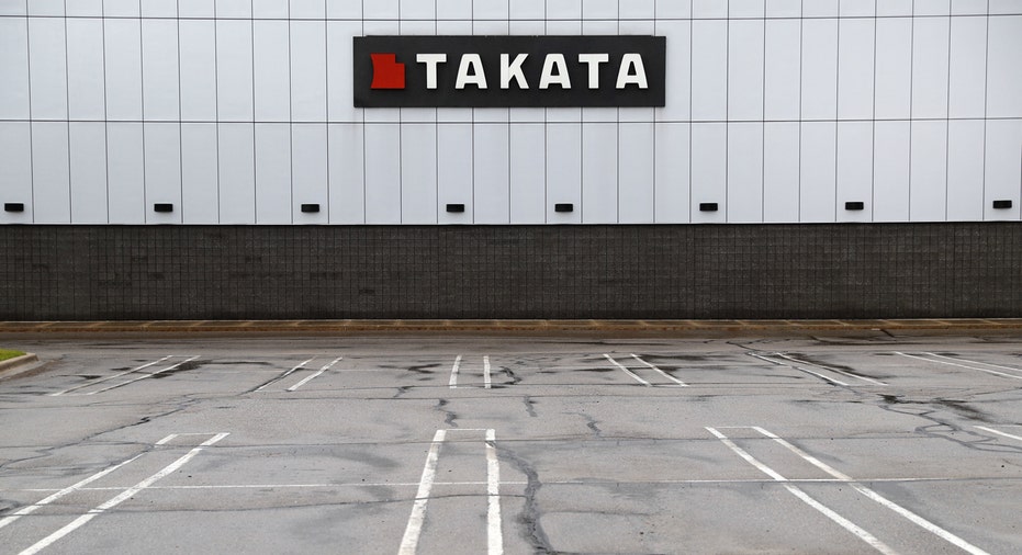 Takata parking lot sign FBN AP