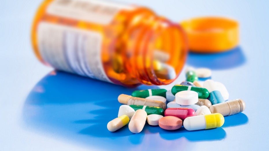 A bottle of pills 