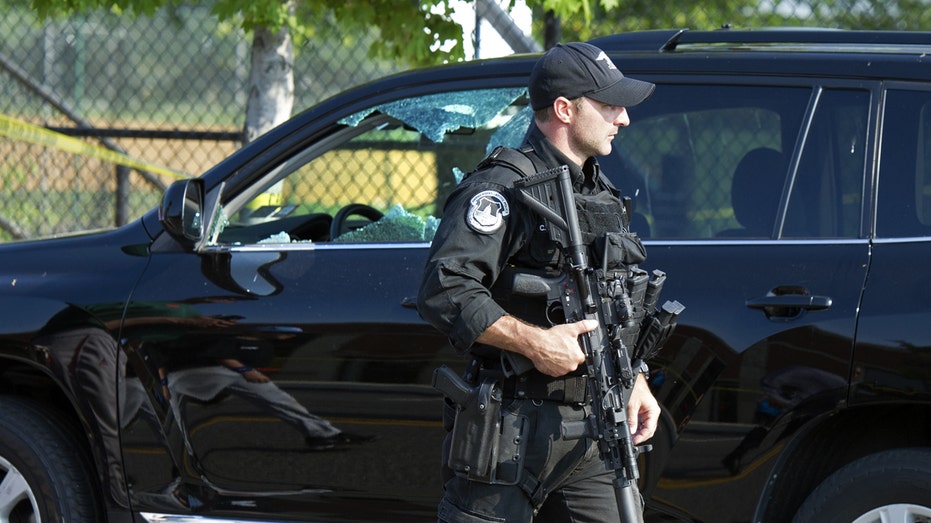 Police officer on scene of Scalise shooting AP FBN