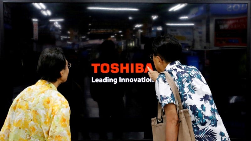 Toshiba receives takeover offer from CVC