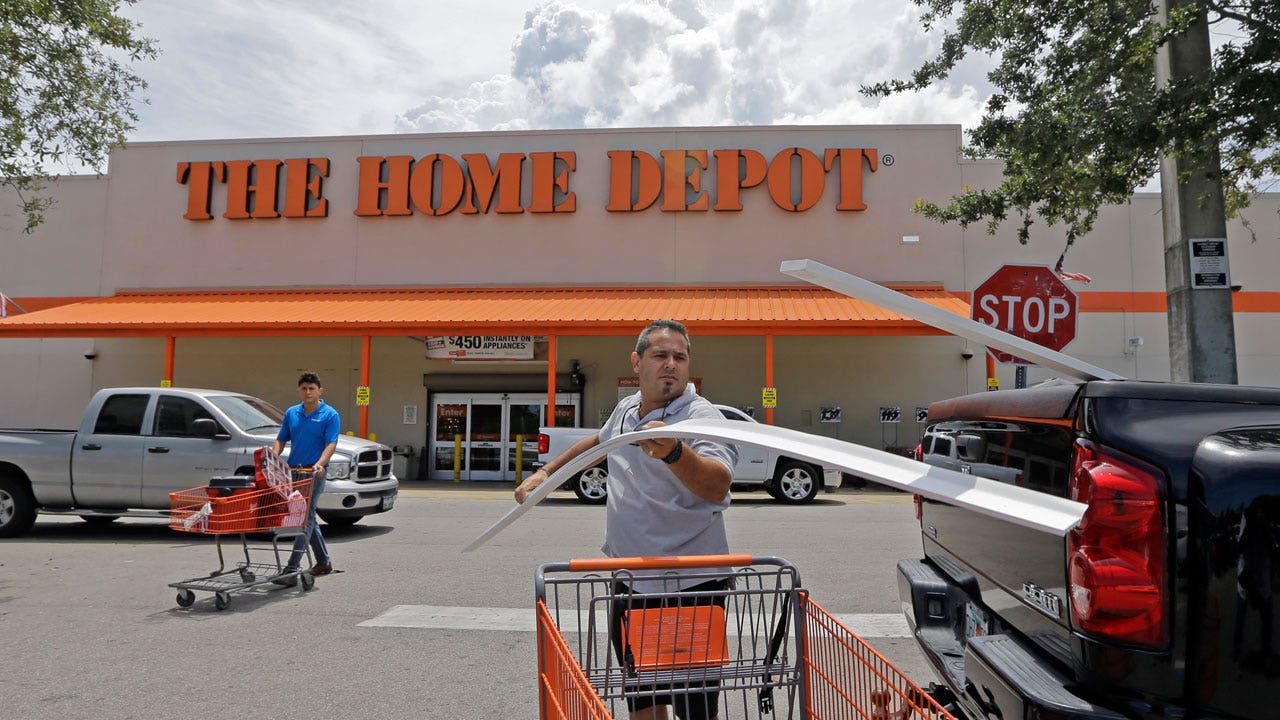 Home Depot Sales Miss Shares Plunge Fox Business