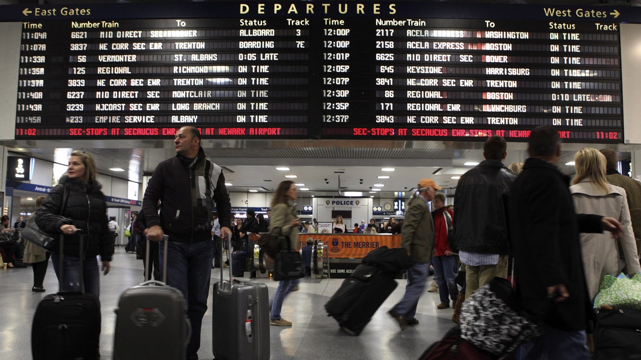 Amtrak penn station checked baggage new arrivals