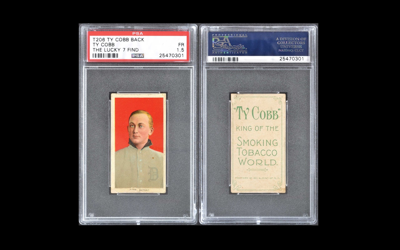 ty cobb tobacco card This Rare Ty Cobb Baseball Card Was Found in a Paper Bag