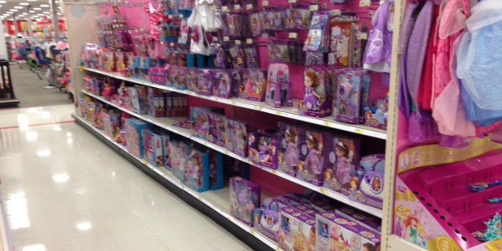 Target on sale toy section