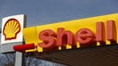 Shell's company logo is pictured at a gas station in Zurich April 8, 2015. REUTERS/Arnd Wiegmann