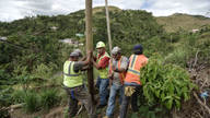 Puerto Ricans grab machetes, shovels to help restore power