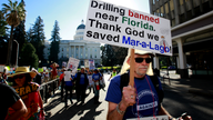 California officials, protesters fight offshore drill plans