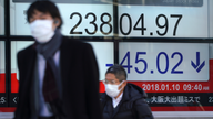 Asian share prices mostly lower as Wall Street rally fades