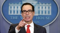 Mnuchin welcomes weaker dollar as U.S. makes Davos investment push