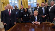 Trump courts business, labor in delicate balancing act