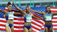 U.S. Women Make 100-Meter Hurdle History
