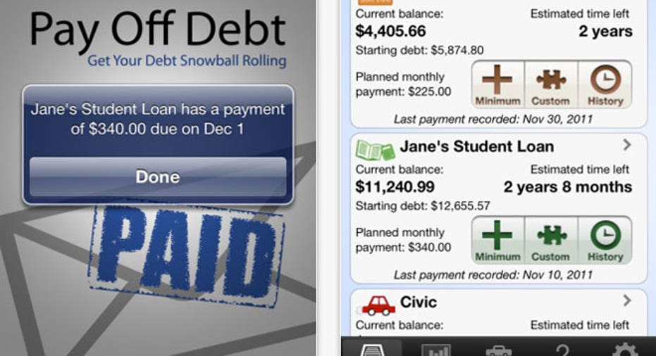 Pay Off Debt App, PF Slideshow
