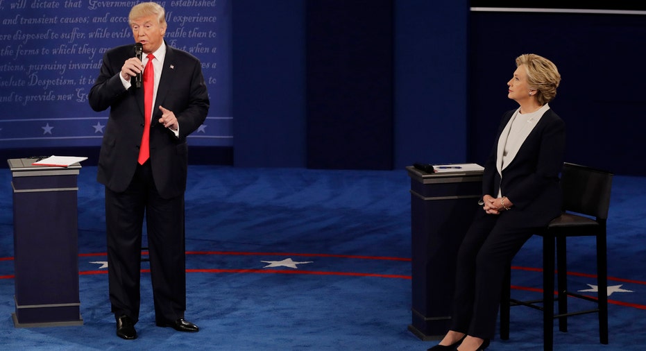 Trump Clinton Second Debate AP FBN