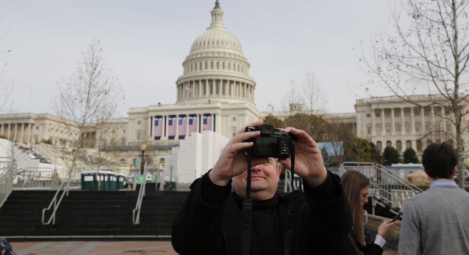 Tourists are taking picture after picture of the main stage.