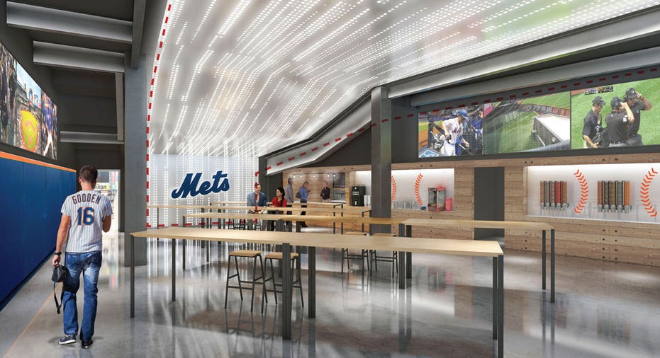 Mets Citi Field Home Plate Club interior rendering FBN