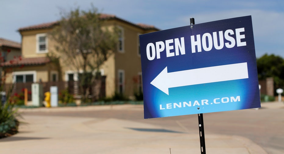 Lennar open house sign, housing FBN
