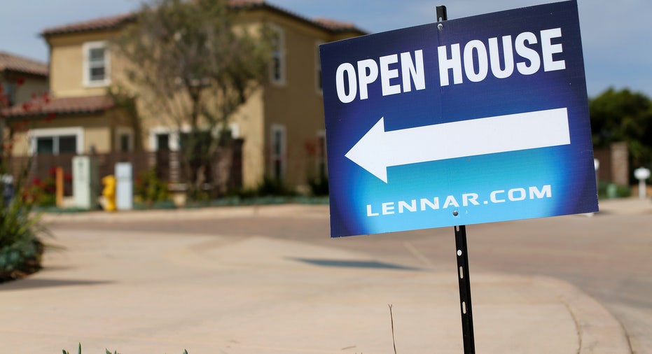 Lennar open house sign, housing FBN