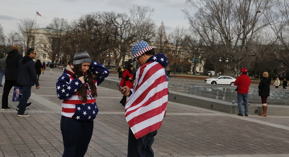 Decked out in red, white and blue, Americans from all around the country are attending the big day.