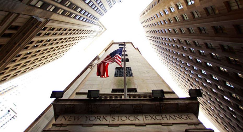 New York Stock Exchange Building Looking Up