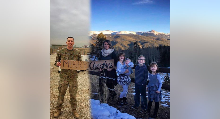 Military Family Christmas Photo