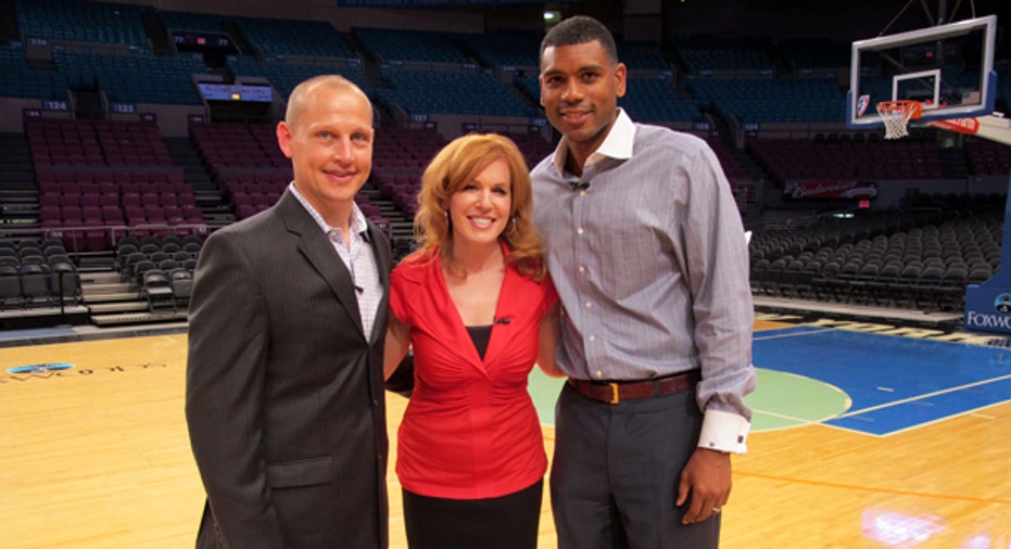 Allan Houston and Adam Graves