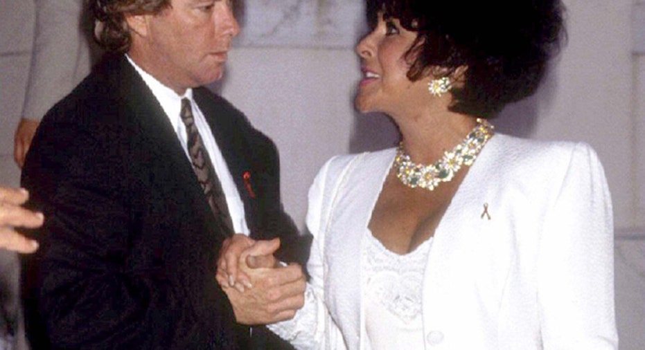 File Photo of Elizabeth Taylor & Larry Fortensky Wedding Reuters