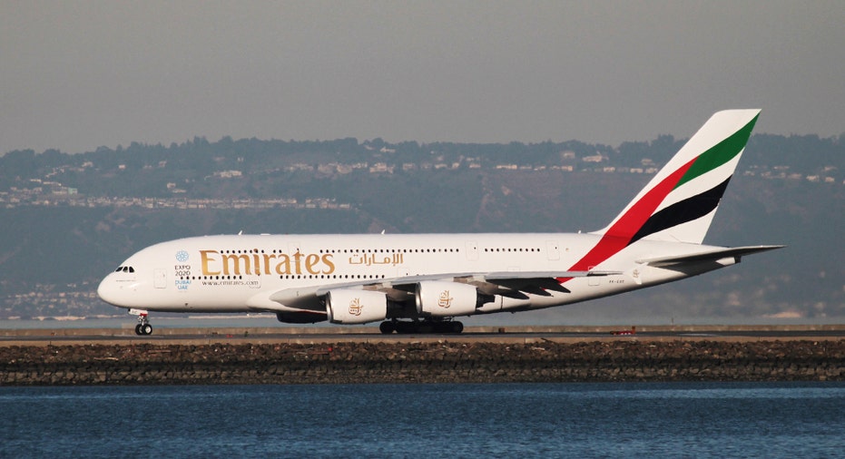 Emirates Airbus A380 San Francisco RTR FBN