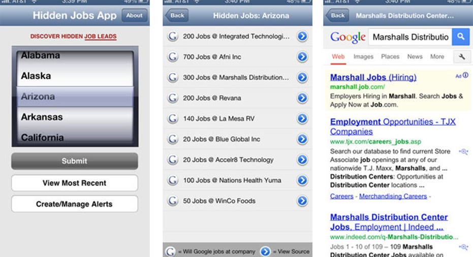 Hidden Jobs App