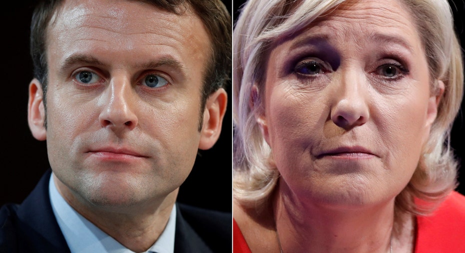 Macron and Le Pen 2017 RTR FBN