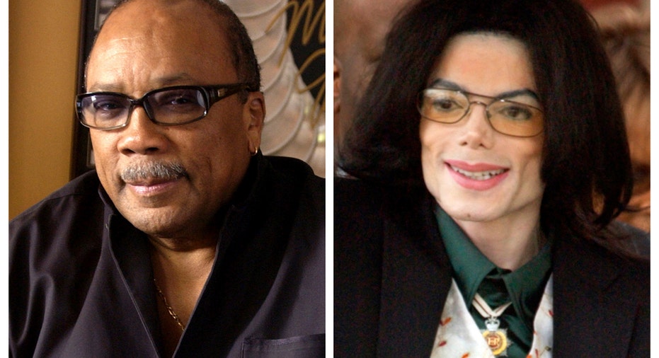 Michael Jackson and Quincy Jones AP FBN