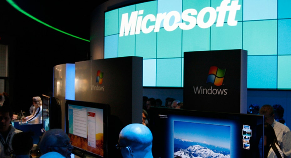 Microsoft Booth at CES Reuters