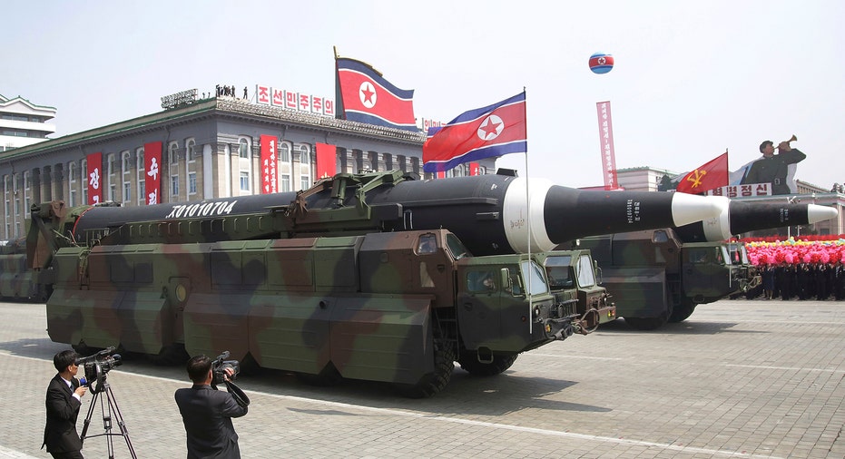 North Korea Missile Parade AP FBN