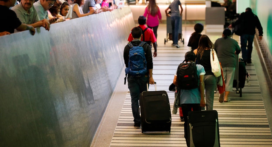 Passengers Los Angeles Airport AP FBN