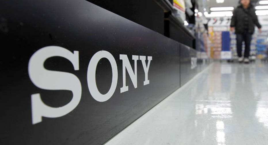 Sony Logo at Electronics Store