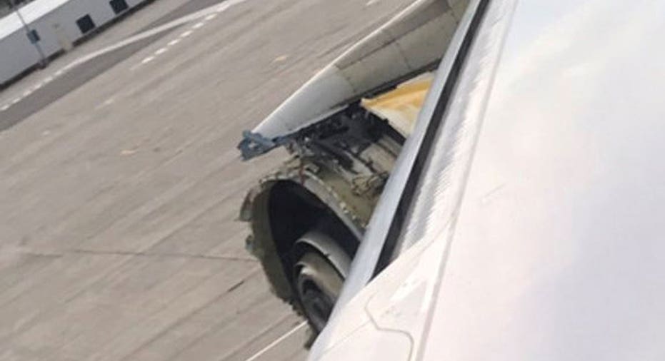A380 Blown Engine  Daniel Mcneely/via REUTERS