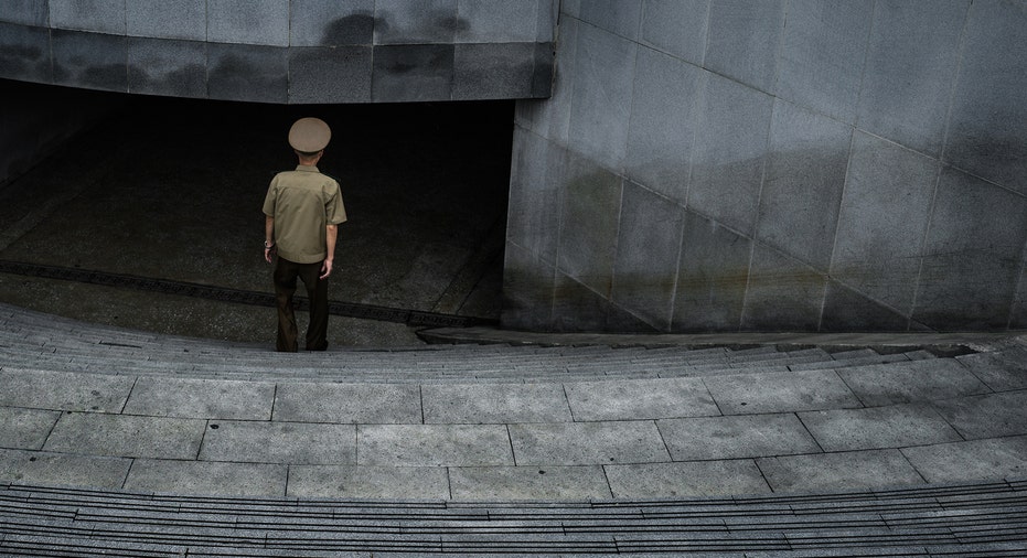 A soldier in North Korea