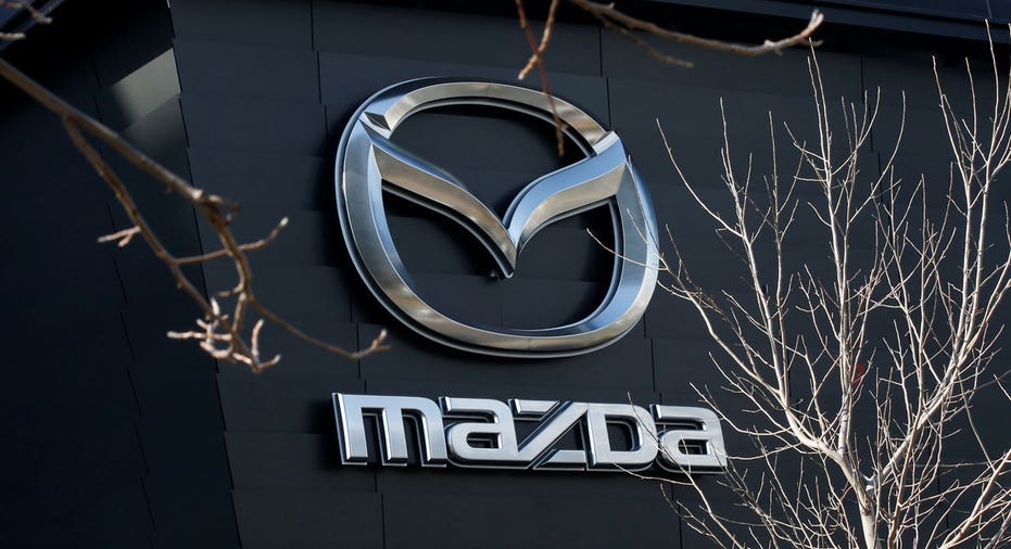 Mazda logo on dealership FBN