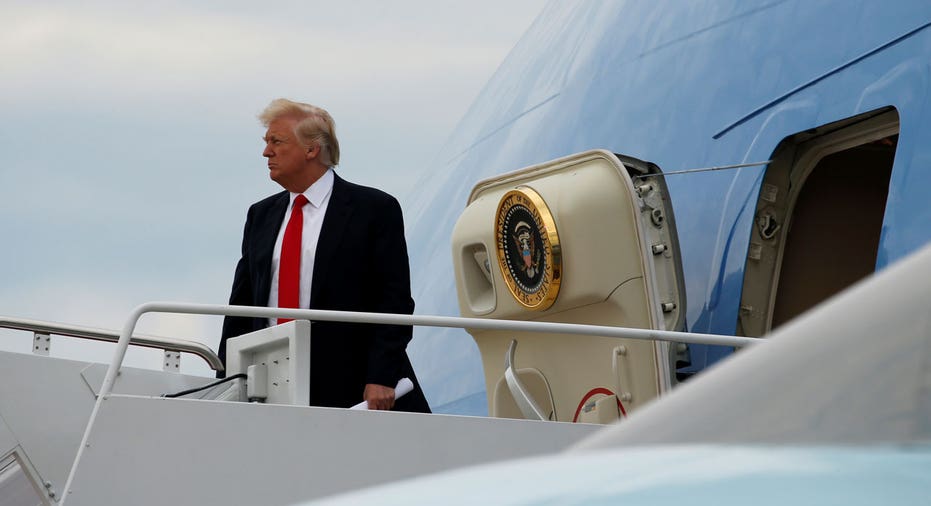 President Donald Trump Air Force One FBN