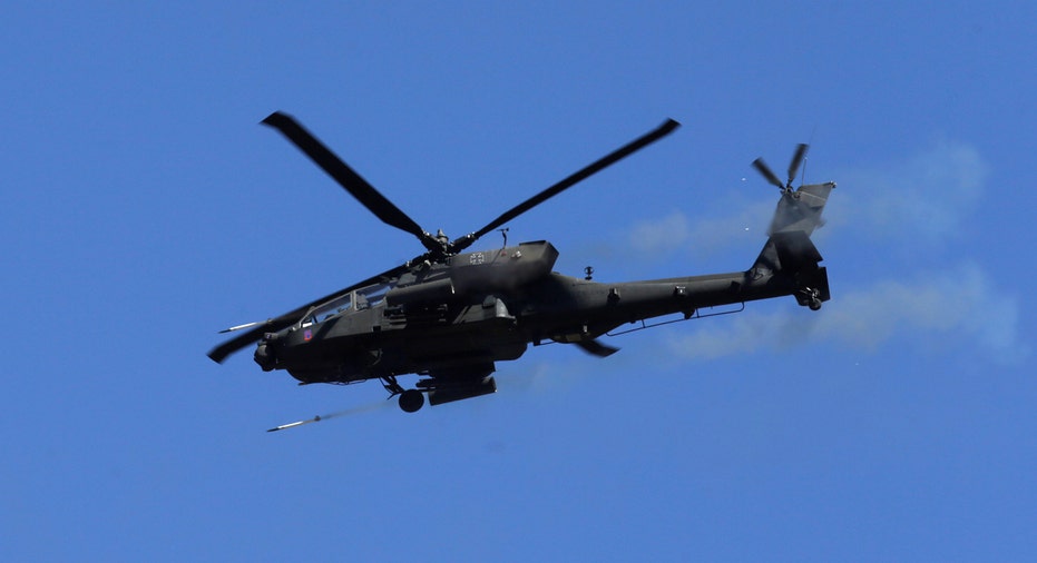 Boeing Apache helicopter firing FBN