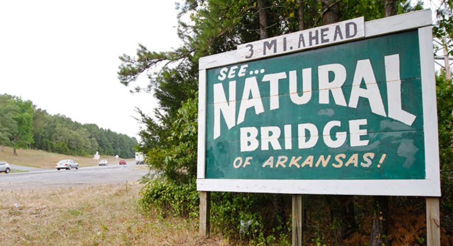 Natural Bridge of Arkansas, Arkansas, Highway 65