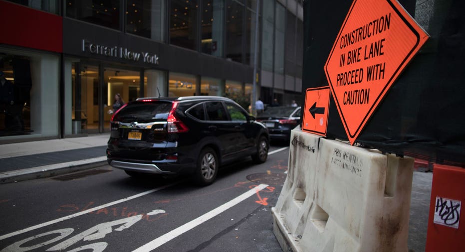 Manhattan, New York City, traffic, construction FBN AP