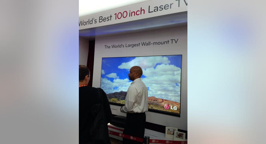 LG 100 Inch TV, CES 2013